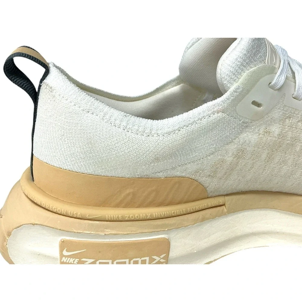 Nike ZoomX Invincible Run FK 3 White Sail Beige DR2615-106 Mens Size 10 With Def